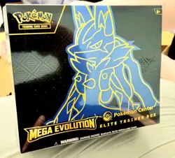 Pokemon TCG Mega Evolution Pokemon Center ETB Lucario NEW SEALED ✅ - Image 1