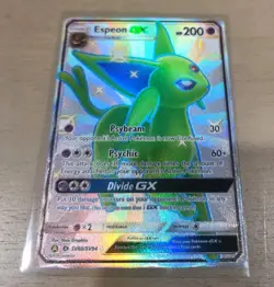 Espeon GX SV60/SV94 MINT NM Shiny Ultra Rare Pokemon Hidden Fates Pack Fresh - Image 3