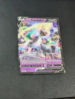 Pokemon TCG Galarian Rapidash Sword & Shield SWSH111 Pokemon Promo LP - Image 1