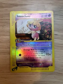 Pokemon Smoochum 61/147 Reverse Holo Aquapolis Set - Image 1