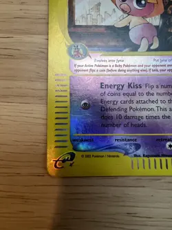 Pokemon Smoochum 61/147 Reverse Holo Aquapolis Set - Image 4