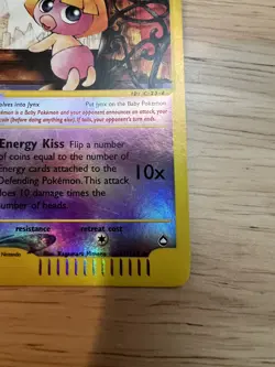 Pokemon Smoochum 61/147 Reverse Holo Aquapolis Set - Image 5