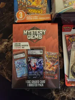 Pokemon DESTINED RIVALS,SURGING SPARKS, MYSTERY GEMS, MYSTERY BOX BOOSTER SEALED - Image 2