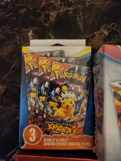 Pokemon DESTINED RIVALS,SURGING SPARKS, MYSTERY GEMS, MYSTERY BOX BOOSTER SEALED - Image 3