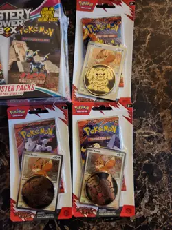 Pokemon DESTINED RIVALS,SURGING SPARKS, MYSTERY GEMS, MYSTERY BOX BOOSTER SEALED - Image 5