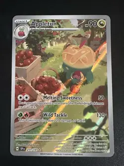 Appletun 211/191 Pokemon Surging Sparks Illustration Rare Full Art Holo NM - Image 1