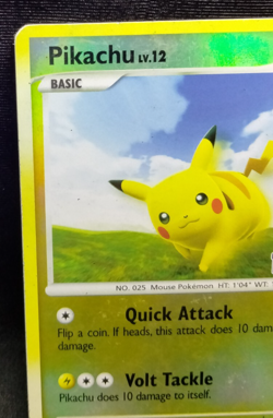 2008 Pikachu 70/100 Reverse Holo Platinum Promo Majestic Dawn Pokemon TCG HP - Image 2