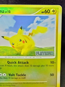 2008 Pikachu 70/100 Reverse Holo Platinum Promo Majestic Dawn Pokemon TCG HP - Image 3