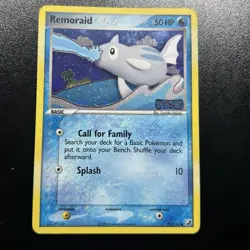 Pokemon TCG 2005 Remoraid Reverse Holo EX Unseen Forces 71/115 - Image 1