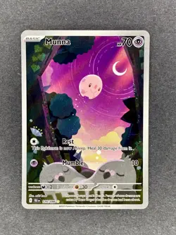 Pokemon TCG - Munna - 116/086 - Illustration Rare - SV: Black Bolt Near Mint - Image 1