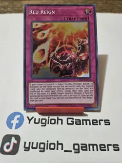 Yu-Gi-Oh Red Reign ETCO 1st Edition Super Rare Light Played - Image 1