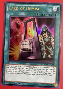 Yugioh Card of Demise MIL1-EN014 - Ultra Rare 1st Edition - Image 1