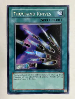Thousand Knives PCY-003 Prismatic Secret Rare Lightly Played English Yu-Gi-Oh! - Image 1