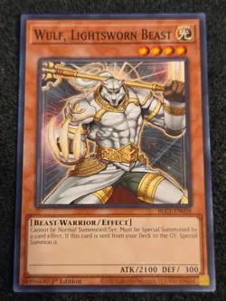 Yu-Gi-Oh! Wulf, Lightsworn Beast BLC1-EN058 Common 1st Edition NM - Image 1