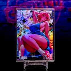 Pinky Mina Ashido Waifu Trading Card ACG-AVL Goddess Holo Foil 033 Anime MHA - Image 2