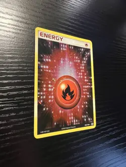 Pokemon TCG Fire Energy 102/106 Holo Card Rare - Image 4