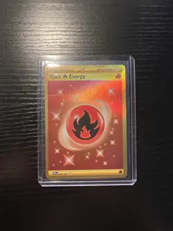 Pokemon TCG Fire Energy 230/197 SV Obsidian Flames Gold Hyper Rare Card - Image 1