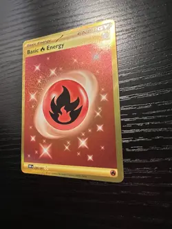 Pokemon TCG Fire Energy 230/197 SV Obsidian Flames Gold Hyper Rare Card - Image 5