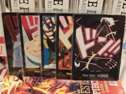 One Piece TCG The Best Vol. 2 PRB-02 - 5x Foil Don!! Card Lot NM - Image 1