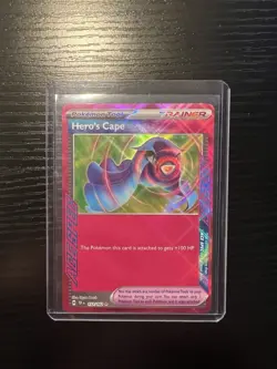 Pokemon TCG Hero's Cape 152/162 Temporal Forces Ace Spec Rare Holo Card - Image 1