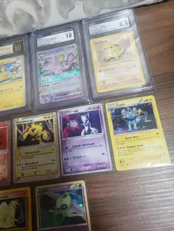 19 Card Collection and 4 slabs Lot of Pokemon Base Set Holo E Reader Vintage EX - Image 3