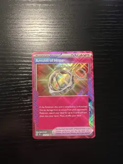 Pokemon TCG Amulet of Hope Trainer Card 162/191 Surging Sparks Ace - Image 3