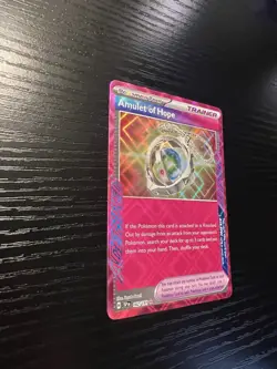 Pokemon TCG Amulet of Hope Trainer Card 162/191 Surging Sparks Ace - Image 4