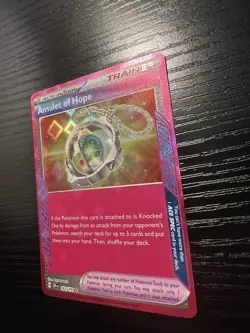Pokemon TCG Amulet of Hope Trainer Card 162/191 Surging Sparks Ace - Image 5