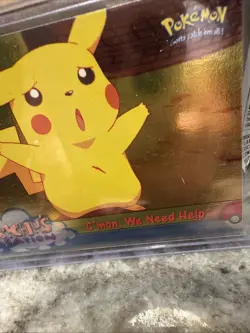 C’mon Guys We Need Help Pokemon Card Topps Pikachus Vacation #53 - Image 3