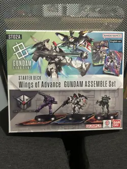 Gundam Card Game Starter Deck Wings of Advance Gundam Assemble Set English - Image 1