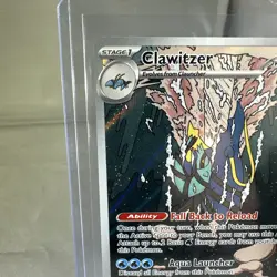Pokemon TCG Clawitzer 141/132 2025 Mega Evolution Illustration Rare Card - NM - Image 2