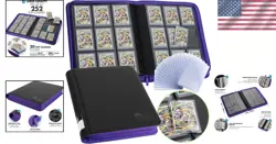 Secure 252-Pocket Trading Card Binder with Custom Spine & Water Resistant Design - Image 2