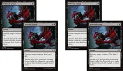 4x - Infernal Grasp - #84 - x4 - CMR: Edge of Eternities - CUC NM MTG - Image 1