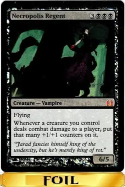 1x - Necropolis Regent - FOIL #71 - Return to Ravnica - LP (played) MTG - Image 1