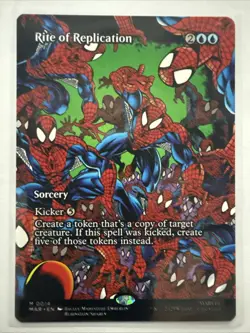 MTG Rite Of Replication 0014 Regular (Borderless) Marvel Spider-Man NM MAR - Image 1