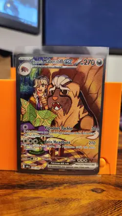 Arven's Mabosstiff EX 235/182 IR - Destined Rivals - Pokemon TCG - NM - Image 1