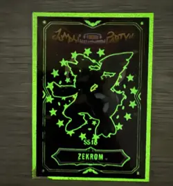 POKEMON JUMPING HALLOWEEN PARTY CARDS * ZEKROM * GLOW IN THE DARK - Image 2