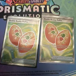 Buddy-Buddy Puffin 167/132 Mega Evolution Full Art Trainer Pokemon TCG Lot Of 2! - Image 1