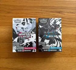 Pokemon Black Bolt and White Flare Booster Bundle Set of 2 Sealed New - Image 1