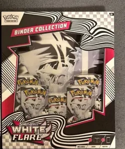 Pokemon Scarlet & Violet White Flare Binder Collection New Sealed!!! - Image 1