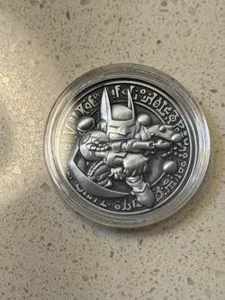 YuGiOh! Official YCS Pre-Reg Coin | Elemental HERO Bubbleman Silver - Image 1