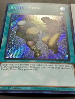 3x Snatch Steal | Secret Rares | BLTR-EN096 | NM | 1st Editions | YuGiOh! - Image 2