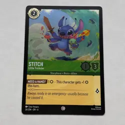 Stitch 26/204 Disney Lorcana Azurite Sea Common Cold Foil Card NM - Image 1