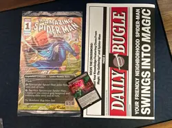 PAX West 2025 MTG Magic The Gathering Spider-Man Promo Comic, Card, and Playmat - Image 2