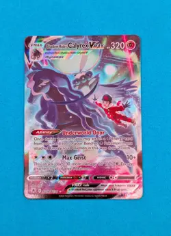 Shadow Rider Calyrex VMAX TG18/TG30 Astral Radiance Trainer Gallery Pokemon Card - Image 1