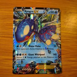Pokemon Primal Clash Kyogre EX Holo Rare Card 54/160 - Image 1
