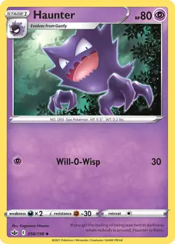 Haunter 56/198 Trick or Trade NM-Mint Pokemon Card TCG - Image 1