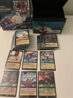 Disney Lorcana Azurite Sea Collection 144/204 Cards Inc 6 Legendary & Trove - Image 1