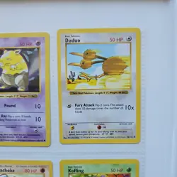WOTC Pokemon Vintage Base Set Shadowless 6 Card Lot - Image 3