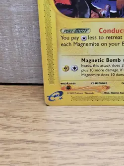 Magnemite 91/147 Aquapolis Non-Holo Vintage Pokemon Card TCG - Image 5